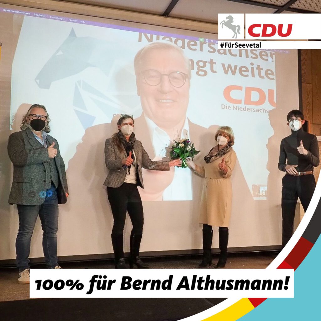 100% für Bernd Alhusmann, Foto: CDU-Seevetal