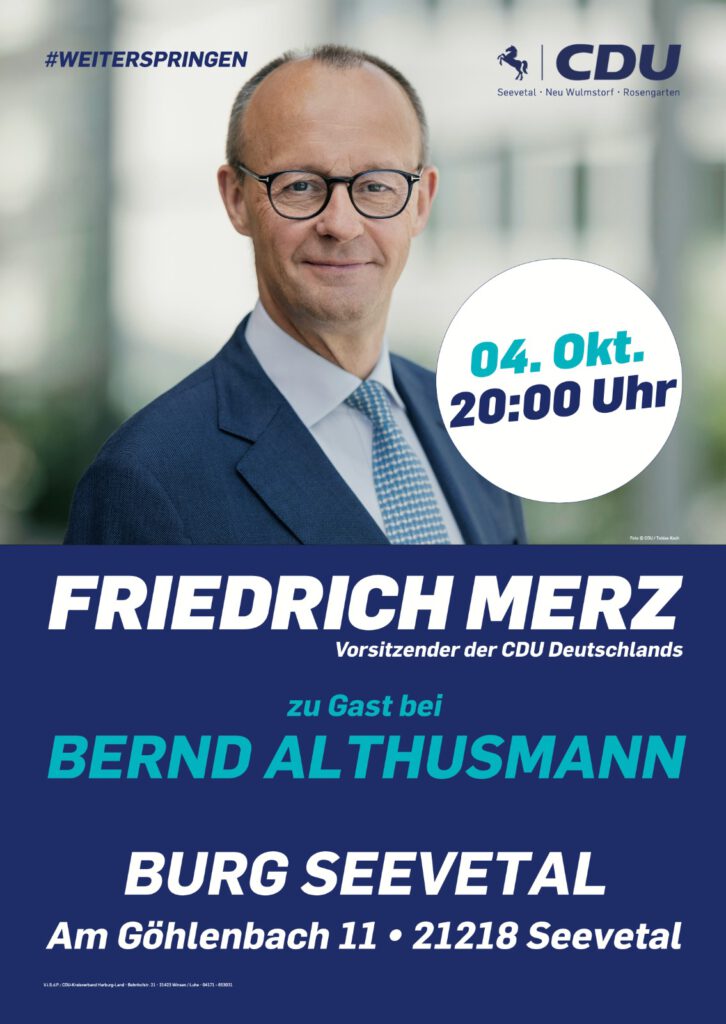 Friedrich Merz am 04.10.2022 in Seevetal