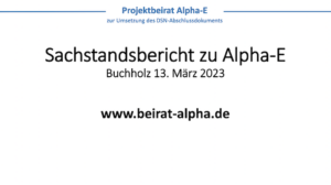 Dr. Peter Dörsam vom „Projektbeirat Alpha E“ zu Gast bei der Fraktionssitzung der CDU-FDP Fraktion im Kreistag des Landkreis Harburg